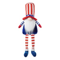 Glitzhome Patriotic Shelf Sitter Polyester 1 pc