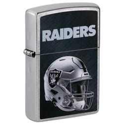 Zippo Silver Las Vegas Raiders Lighter 2 oz 1 pk