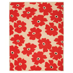 Mu Kitchen Mu Towel Red Microfiber Poppies Dish Towel 1 pk