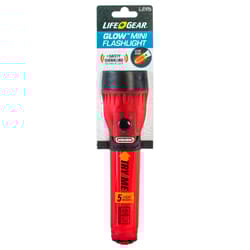 Life+Gear Glow 8 lm Red LED Flashlight LR44 Battery