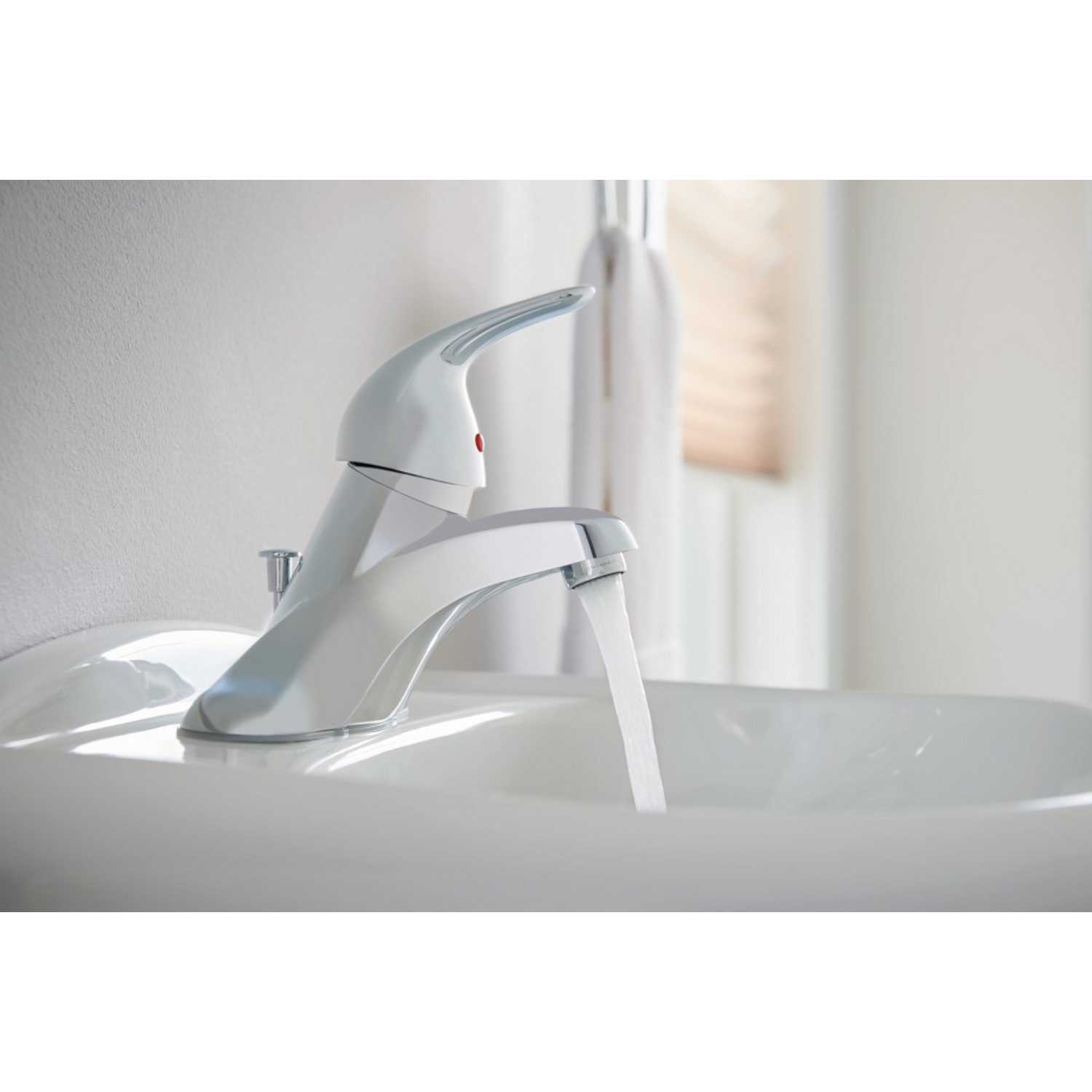 Moen Adler Chrome Single Handle Lavatory Faucet 4 in. Ace Hardware