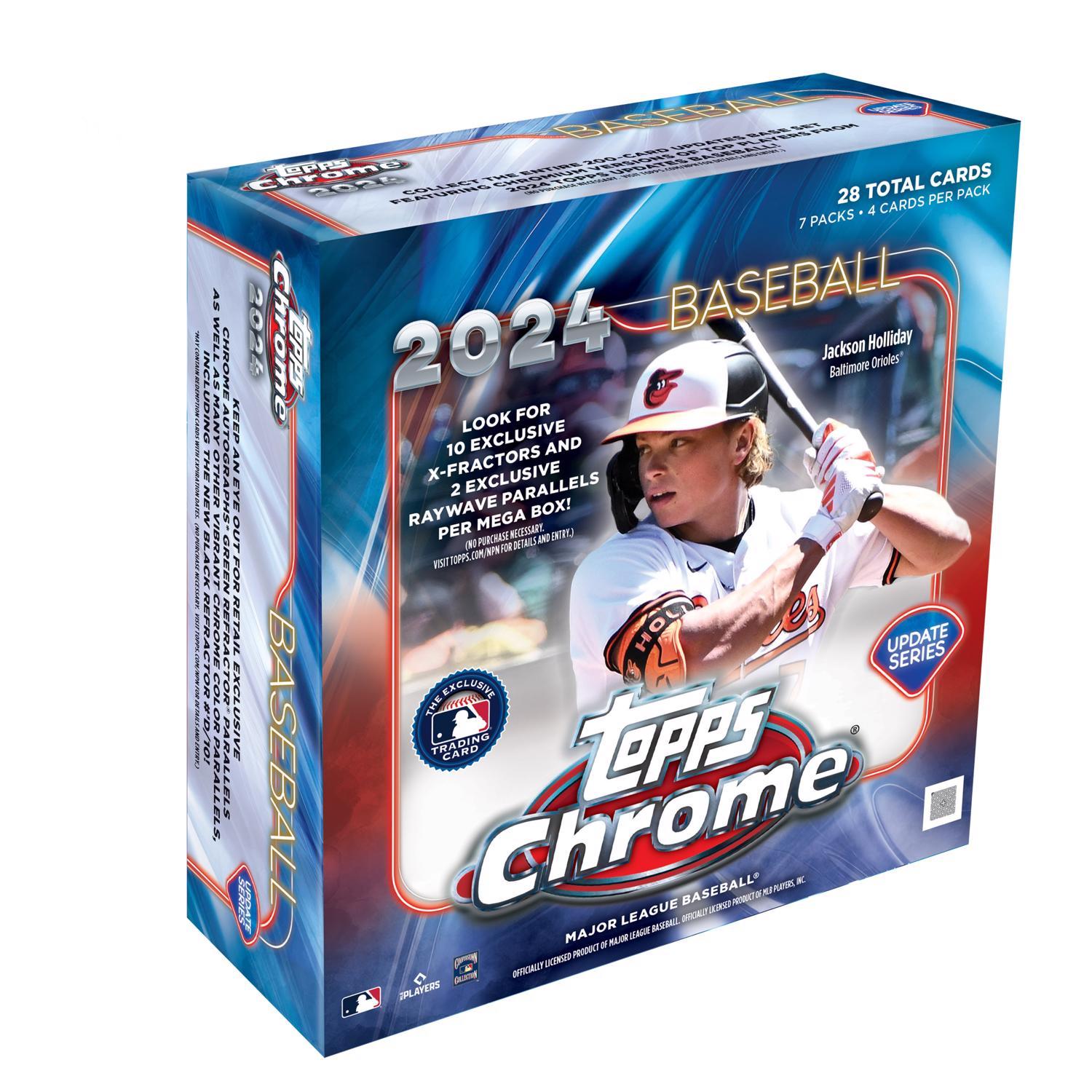 2018 Topps Chrome Update Series Baseball Checklist, Mega Box