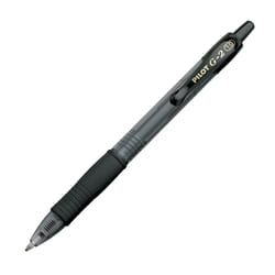 Pilot G-2 Black Retractable Gel Pen 12 pk