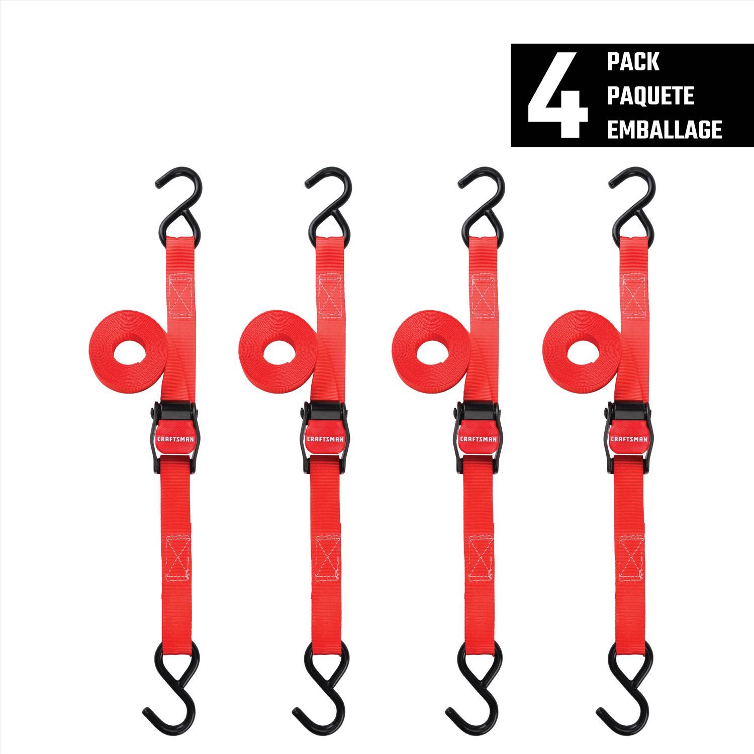Craftsman We Build Pride 1 in. W X 10 ft. L Red Ratchet
