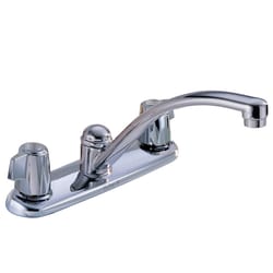 Delta Classic Two Handle Chrome Pull-Down Kitchen Faucet