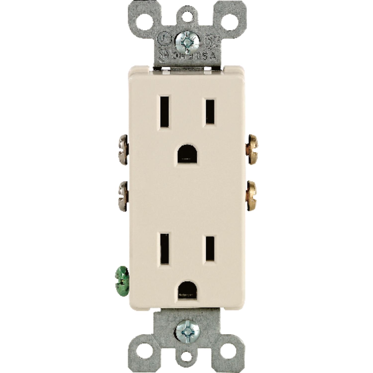 05325-0TS Leviton Decora 15 amps 125 V Duplex Light Almond O sku 05325-0TS