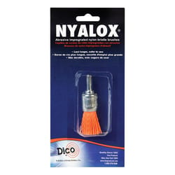 Dico Nyalox 3/4 in. Medium Crimped Mandrel Mounted Cup End Brush Nylon 4500 rpm 1 pc