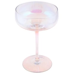 Karma Mid Century Clear Glass Champagne Coupe 4.13 in. D 1 pk