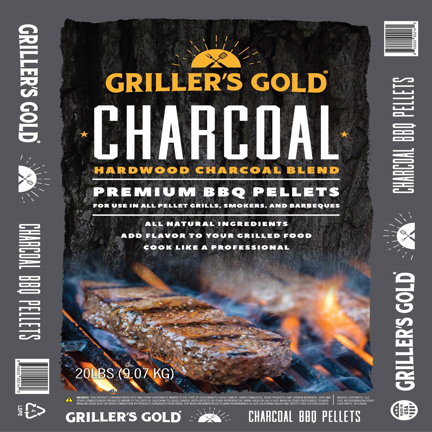 Griller's Gold All Natural BBQ Wood Pellet 20 lb - Ace Hardware