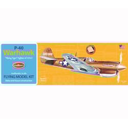 Guillow's P-40 Warhawk Flying Model Kit Brown