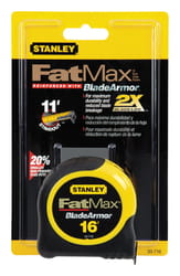 Stanley FatMax 16 ft. L X 1.25 in. W Compact Wide Blade Tape Measure 1 pk