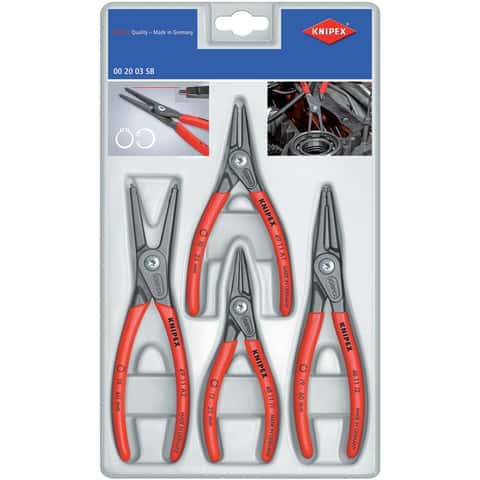 Knipex 4 pc Steel Percision Circlip Pliers Set - Ace Hardware