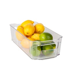 Dial Industries Clear Plastic Refrigerator Organizer Bin