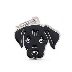 MyFamily Friends Black Labrador Metal Dog Pet Tags Medium