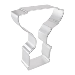 R&M International Corp International Corp 4 in. L Trophy Cookie Cutter Silver 1 pc