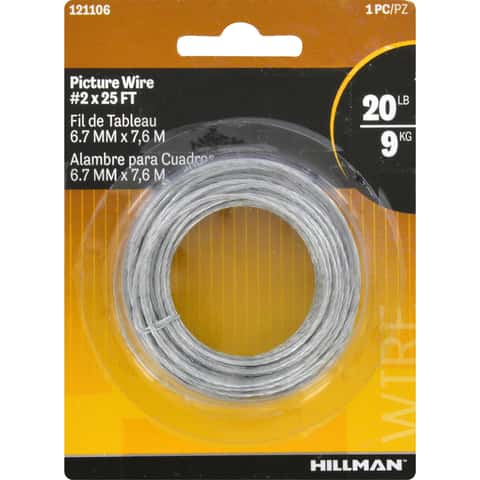 OOK Galvanized Braided Picture Wire 20 lb 1 pk - Ace Hardware