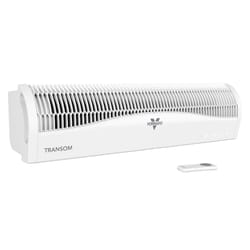 Vornado Transom 7.16 in. H 4 speed Electronically Reversible Window Fan Remote Control