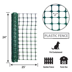 Garden Craft 24 in. H X 25 ft. L Plastic Fencing 2 x 4 in.