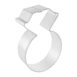 R&M International Corp Diamond Ring 3 in. W X 4 in. L Cookie Cutter Silver 1 pc