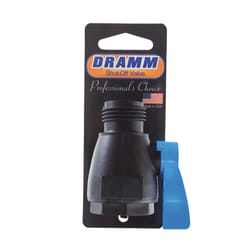 Dramm 5/8 in. Plastic Threaded Male Single Shut-Off Valve