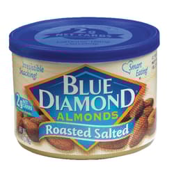 Blue Diamond Roasted Salted Almonds 6 oz Can