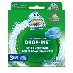 Scrubbing Bubbles Drop-Ins No Scent Toilet Bowl Cleaner 4.23 oz Tablet