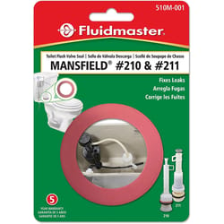 Fluidmaster Flush Valve Seal Red Silicone For Mansfield