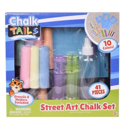 Chalk Tails Graffiti Chalk & Holders Set 41 pc