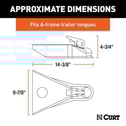 Curt 5000 lb. cap. 2 in. Frame Coupler