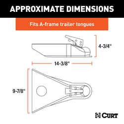 Curt 5000 lb. cap. 2 in. Frame Coupler