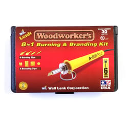 Wall Lenk Corded 8 in 1 Wood Burning Iron Kit 30 W 1 pk