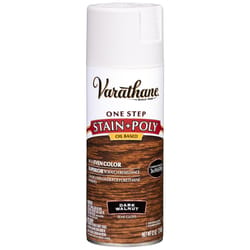 Varathane Semi-Transparent Semi-Gloss Dark Walnut Oil-Based One-Step Stain/Poly 12 oz