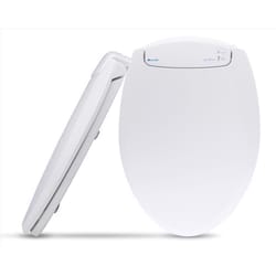 Brondell LumaWarm Slow Close Elongated White Plastic Night Light Toilet Seat