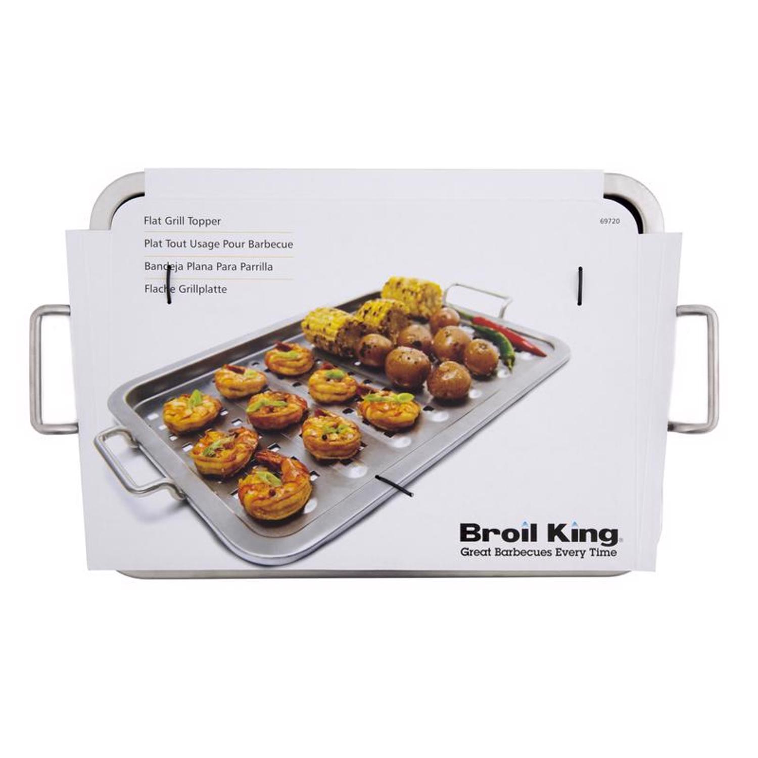 Broil King Stainless Steel Grill Topper 16 in. L X 11 in. W 1 pk - Thumbnail 2