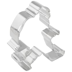 R&M International Corp 3 in. W X 4 in. L Bigfoot Cookie Cutter Silver 1 pc