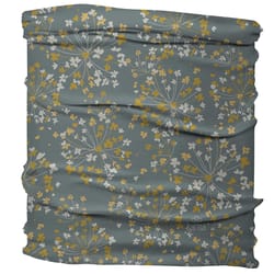 Karma Gray and Gold Flowers Half Headband Polyester Microfiber 1 pk