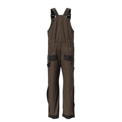 Dickies Men's Cotton/Polyester Bib Overalls Brown L 1 pk