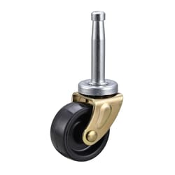 Projex 1-1/4 in. D Swivel Plastic Caster 40 lb 2 pk