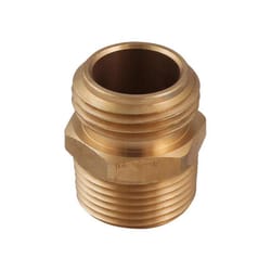 Plumb Pak Brass 3/4 x 3/4 in. D X 1/2 in. D Hose Adapter 1 pk