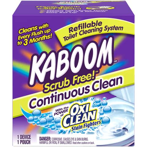 Kaboom Scrub Free Clean Scent Toilet Bowl Cleaner 1.38 oz Tablet - Ace  Hardware