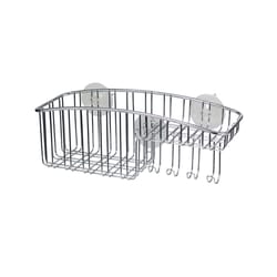 Spectrum Contempo Silver Stainless Steel Shower Basket