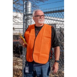 BALLISTIK™ SOLID SAFETY VEST WITH ZIPPER - Acure Safety