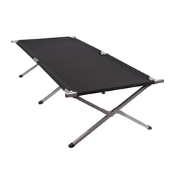 Stansport Black Sleeping Cot 19 in. H X 42 in. W X 86 in. L 1 pk