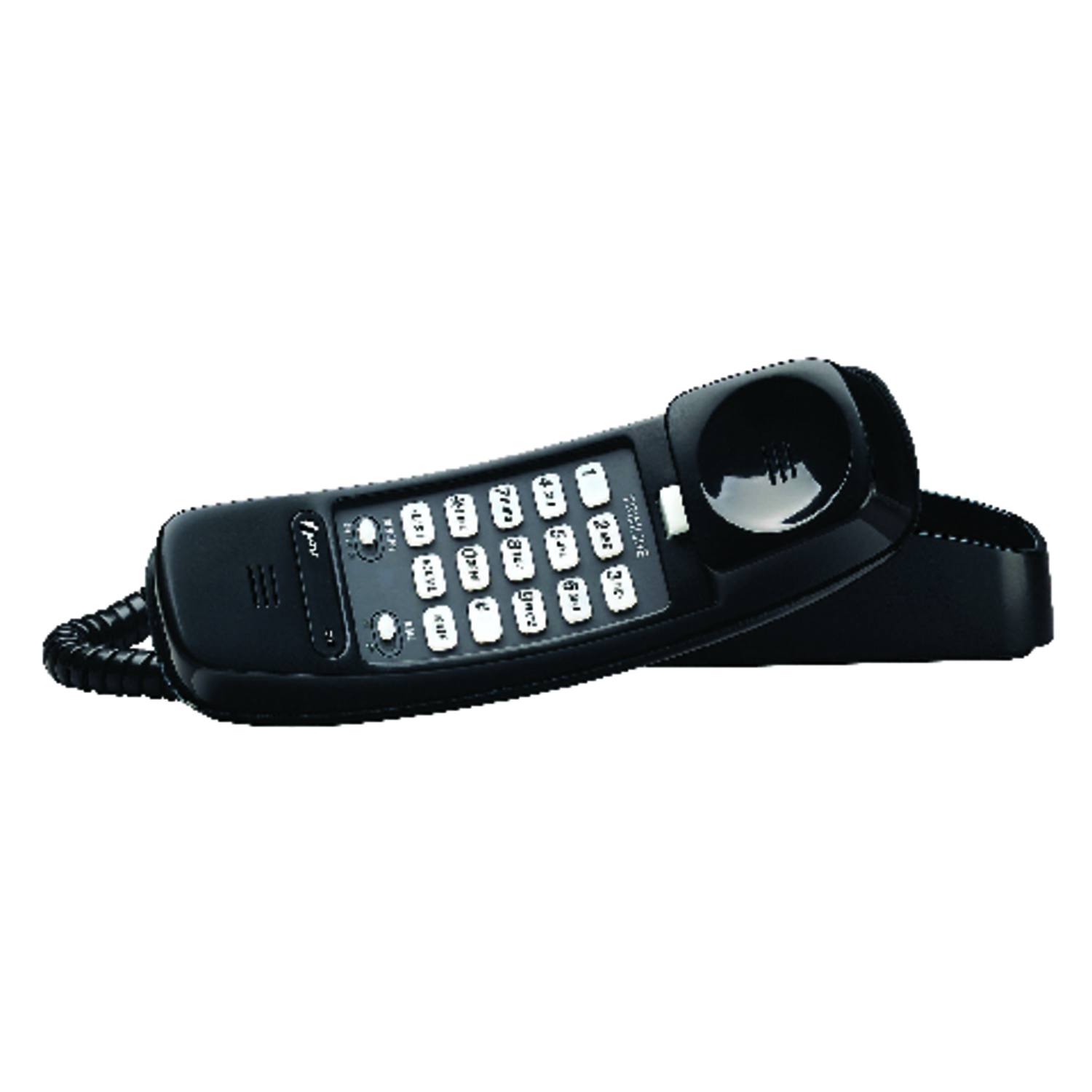 Photos - Corded Phone AT&T Analog Telephone Black 210BLACK