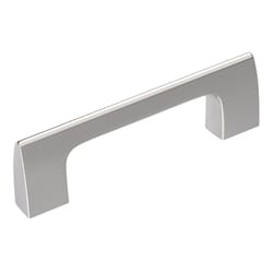 Amerock Riva Contemporary Cabinet Pull 3 in. Polished Chrome Silver 1 pk