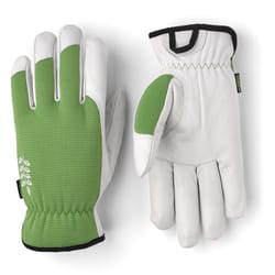 Hestra JOB Women's Gardening Gloves Green/White XS 1 pair