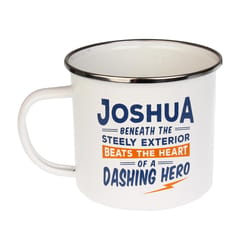 Top Guy Joshua 14 oz Multicolored Steel Enamel Coated Mug 1 pk