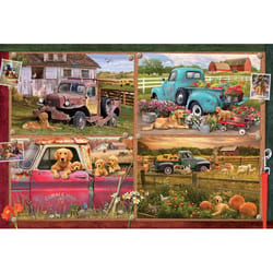 Cobble Hill It's A Dog's Life Jigsaw Puzzle Cardboard 2000 pc
