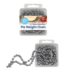 R&M International Gray Steel Pie Weight Chain