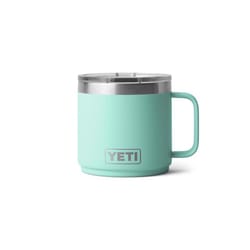 YETI Rambler 14 oz Seafoam BPA Free Mug with MagSlider Lid